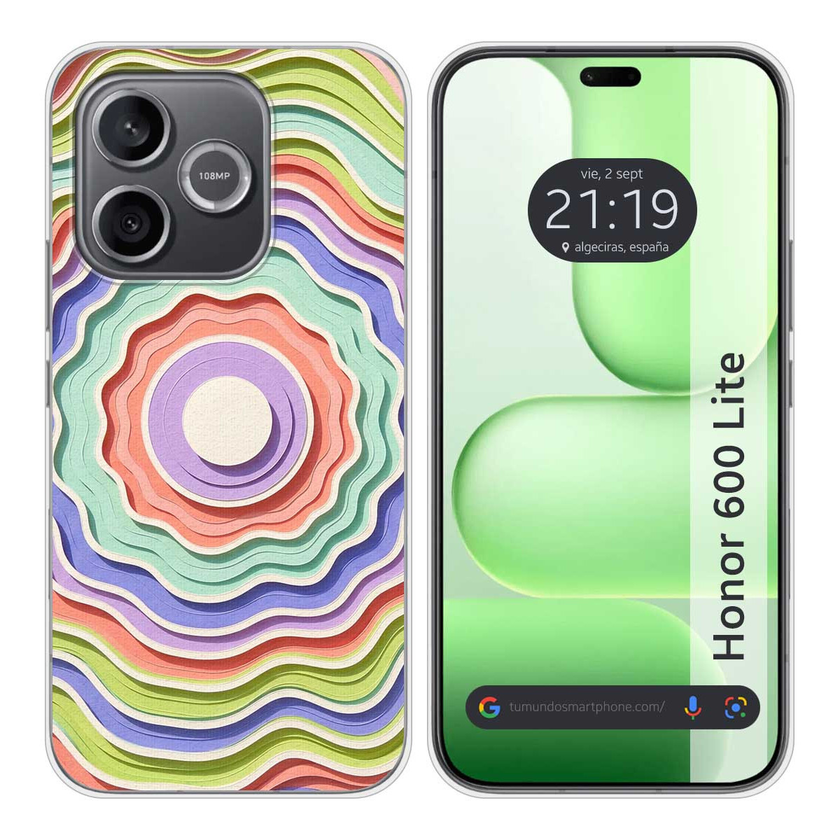 Funda Silicona para Huawei Honor 600 Lite 5G...