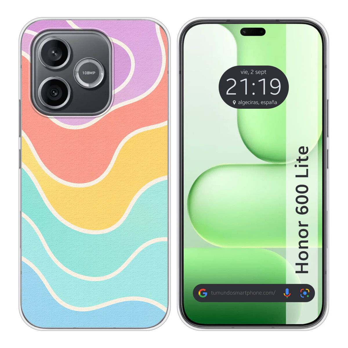 Funda Silicona para Huawei Honor 600 Lite 5G...
