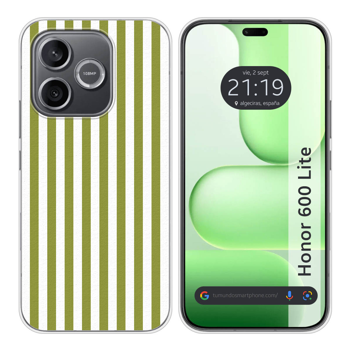 Funda Silicona para Huawei Honor 600 Lite 5G...