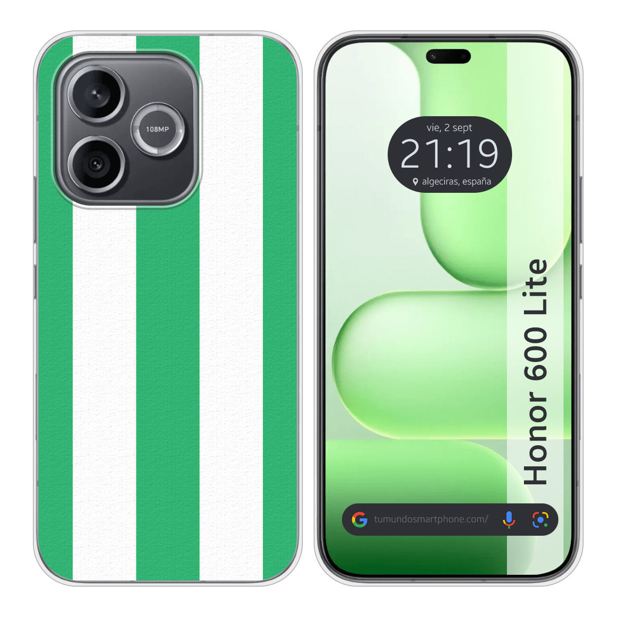 Funda Silicona para Huawei Honor 600 Lite 5G...