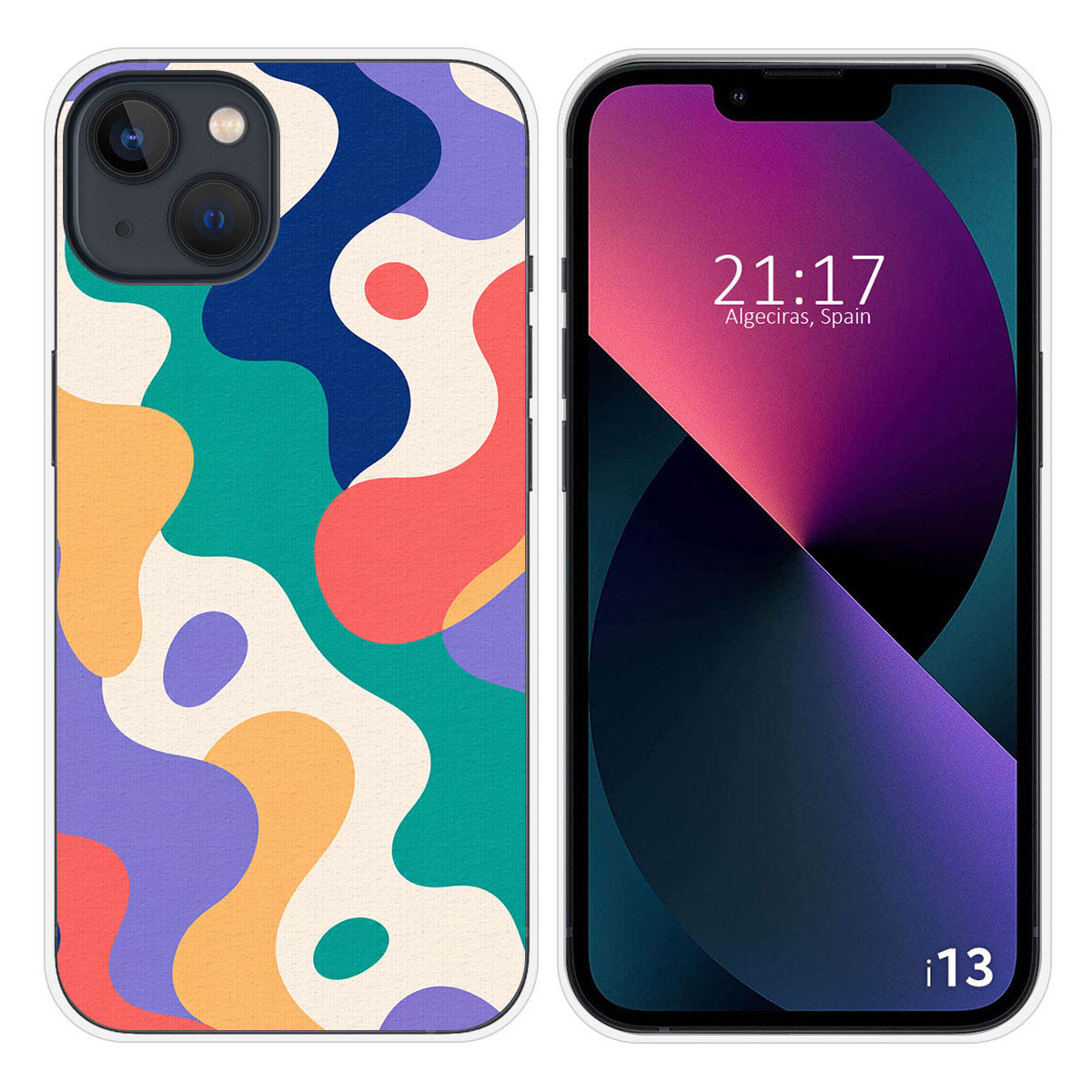 Funda Silicona para Iphone 13 (6.1) diseño...