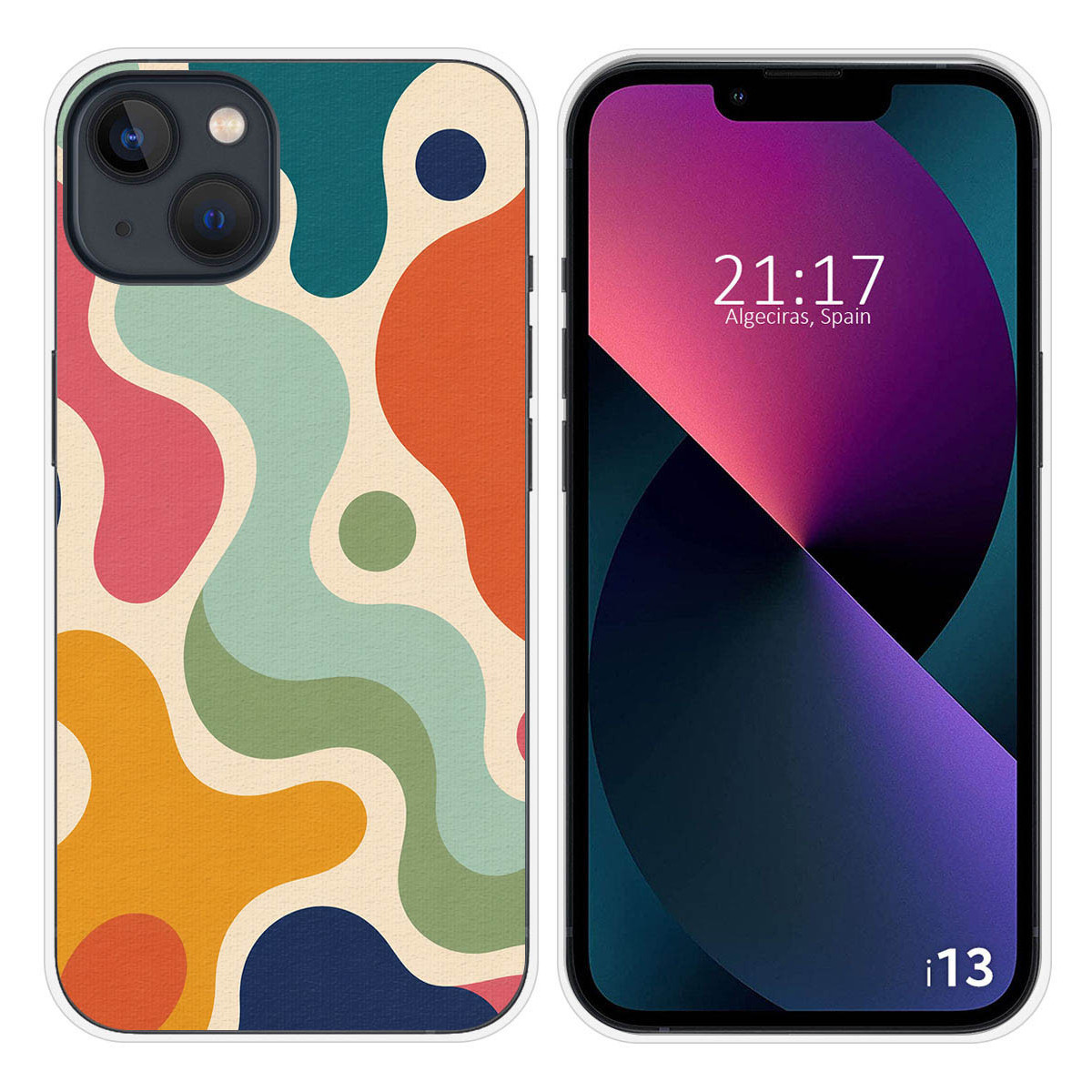 Funda Silicona para Iphone 13 (6.1) diseño...