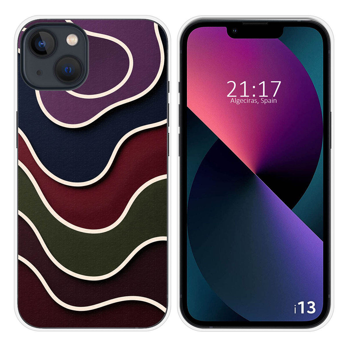 Funda Silicona para Iphone 13 (6.1) diseño...