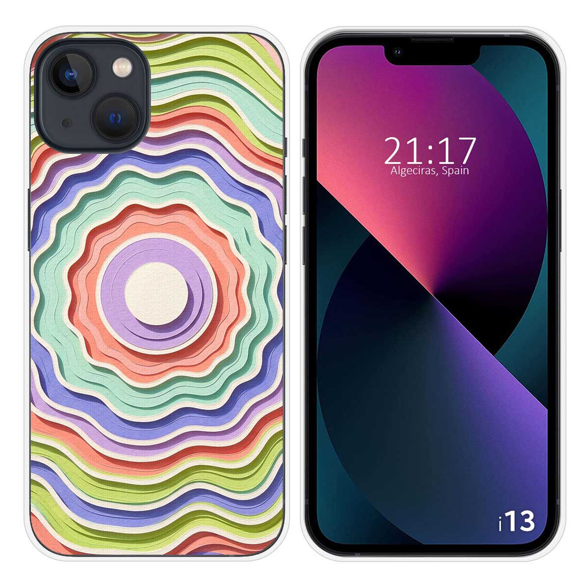 Funda Silicona para Iphone 13 (6.1) diseño...