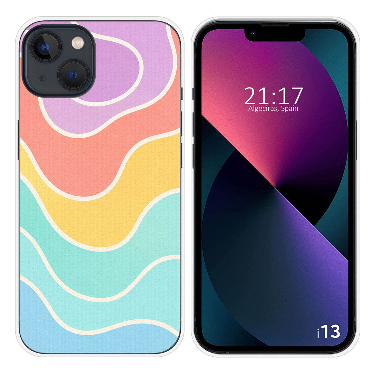 Funda Silicona para Iphone 13 (6.1) diseño...
