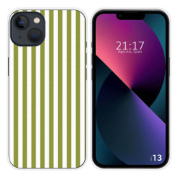 Funda Silicona para Iphone 13 (6.1) diseño Lines 02 Dibujos