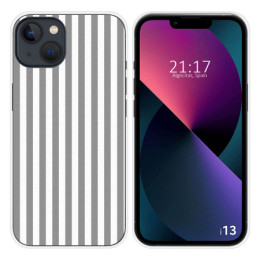 Funda Silicona para Iphone 13 (6.1) diseño Lines 06 Dibujos