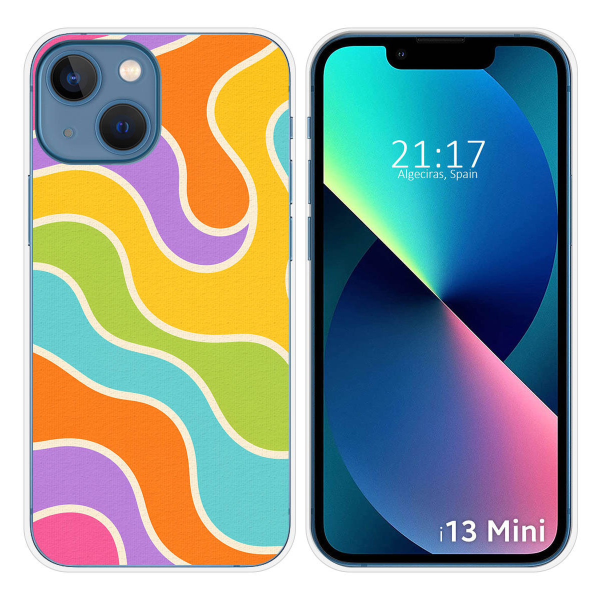 Funda Silicona para Iphone 13 Mini (5.4) diseño...