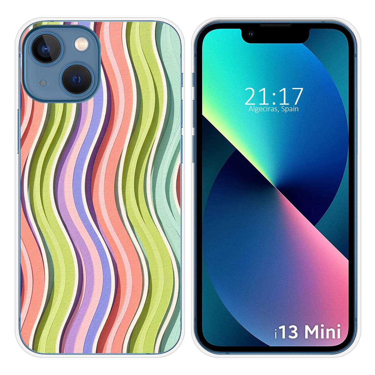 Funda Silicona para Iphone 13 Mini (5.4) diseño...
