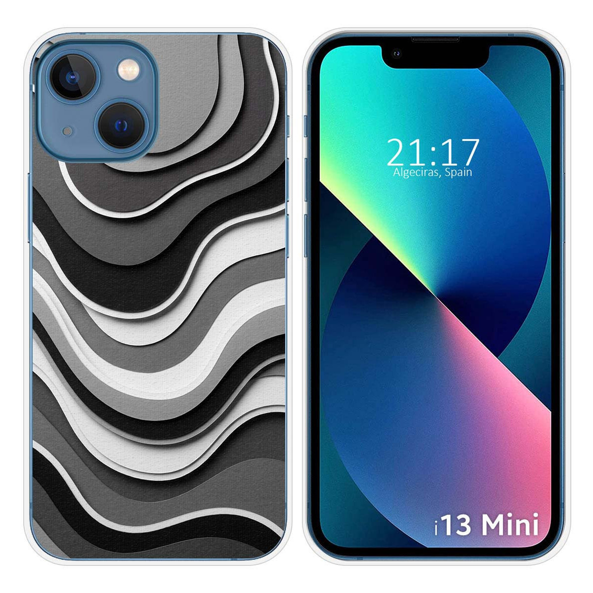 Funda Silicona para Iphone 13 Mini (5.4) diseño...