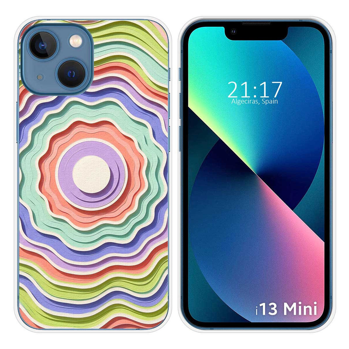 Funda Silicona para Iphone 13 Mini (5.4) diseño...