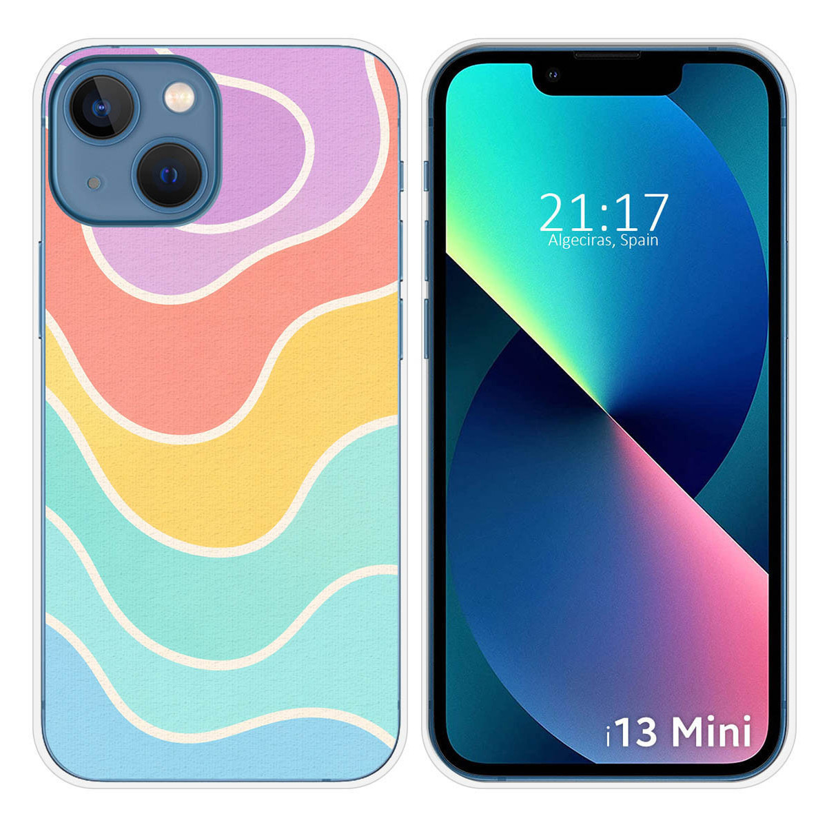 Funda Silicona para Iphone 13 Mini (5.4) diseño...