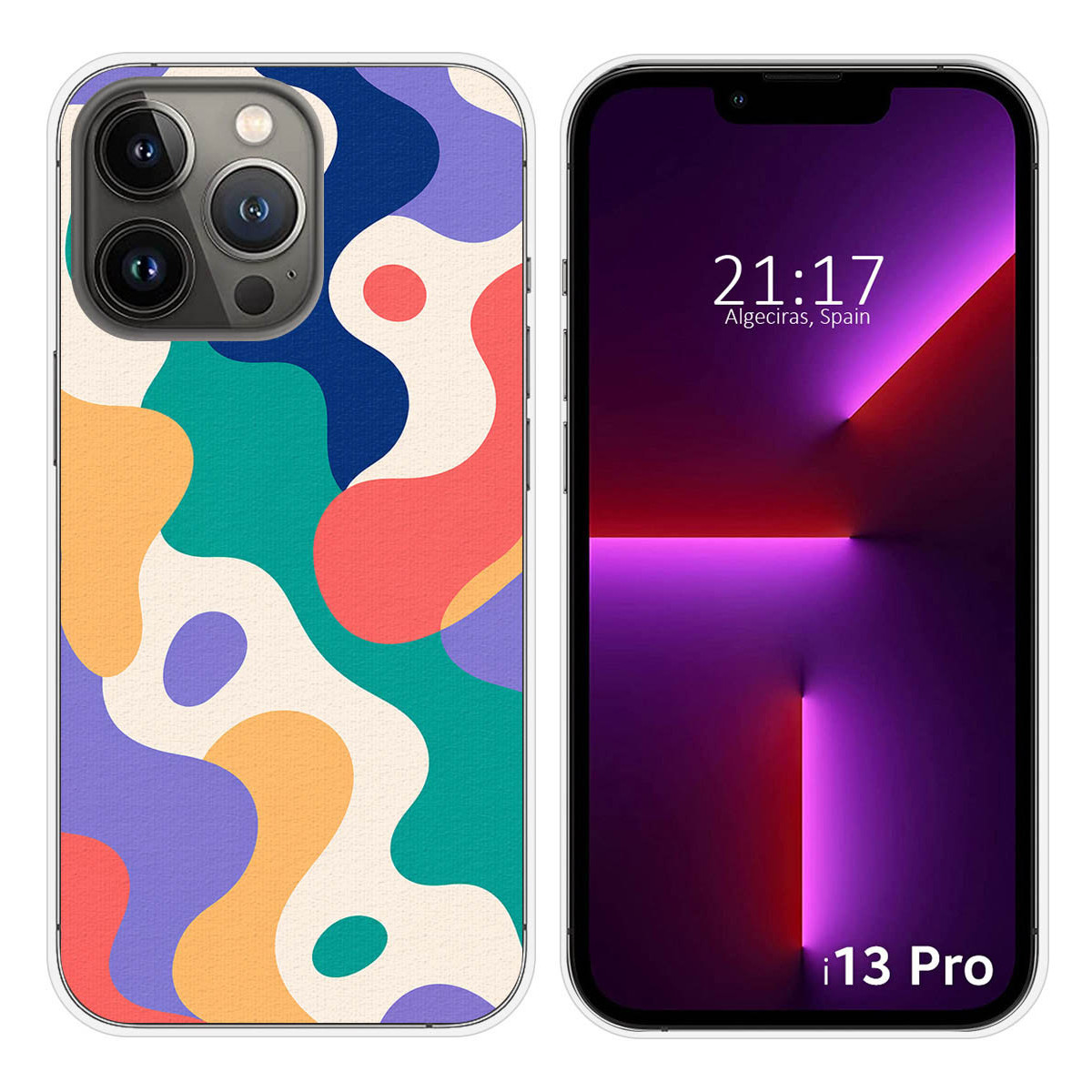 Funda Silicona para Iphone 13 Pro (6.1) diseño...