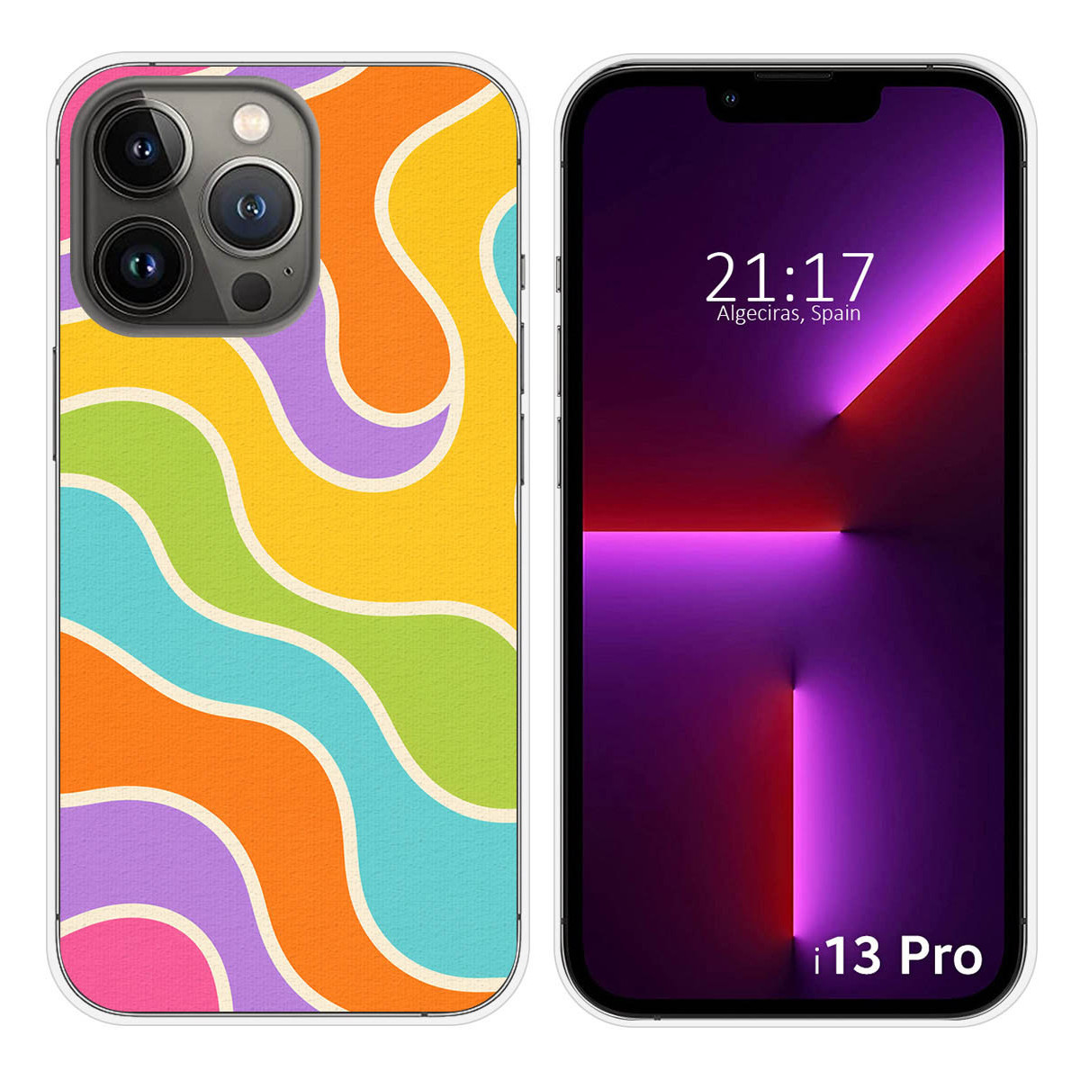Funda Silicona para Iphone 13 Pro (6.1) diseño...