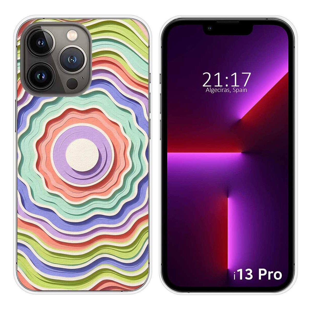 Funda Silicona para Iphone 13 Pro (6.1) diseño...