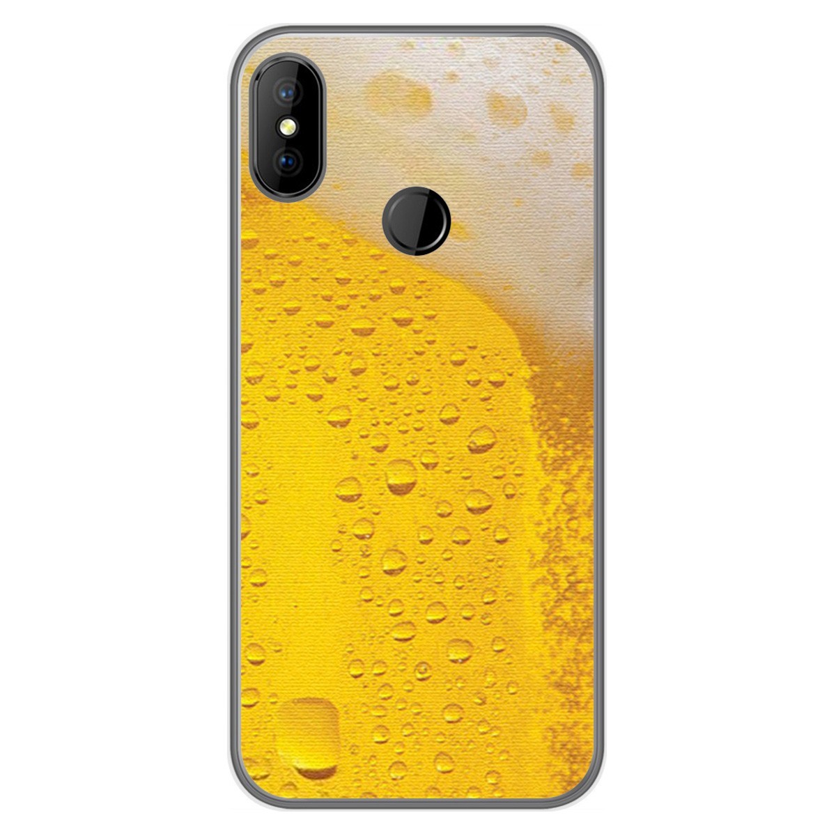 Funda Gel Tpu para DOOGEE X70 diseño Cerveza Dibujos