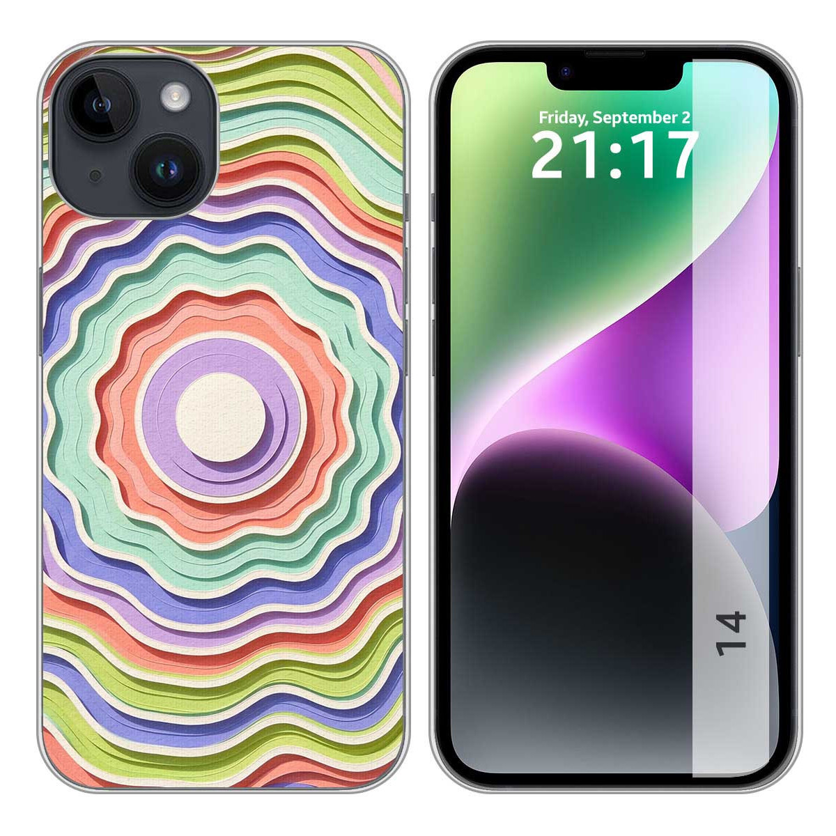 Funda Silicona para iPhone 14 (6.1) diseño...