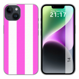 Funda Silicona para iPhone 14 (6.1) diseño Lines 09 Dibujos