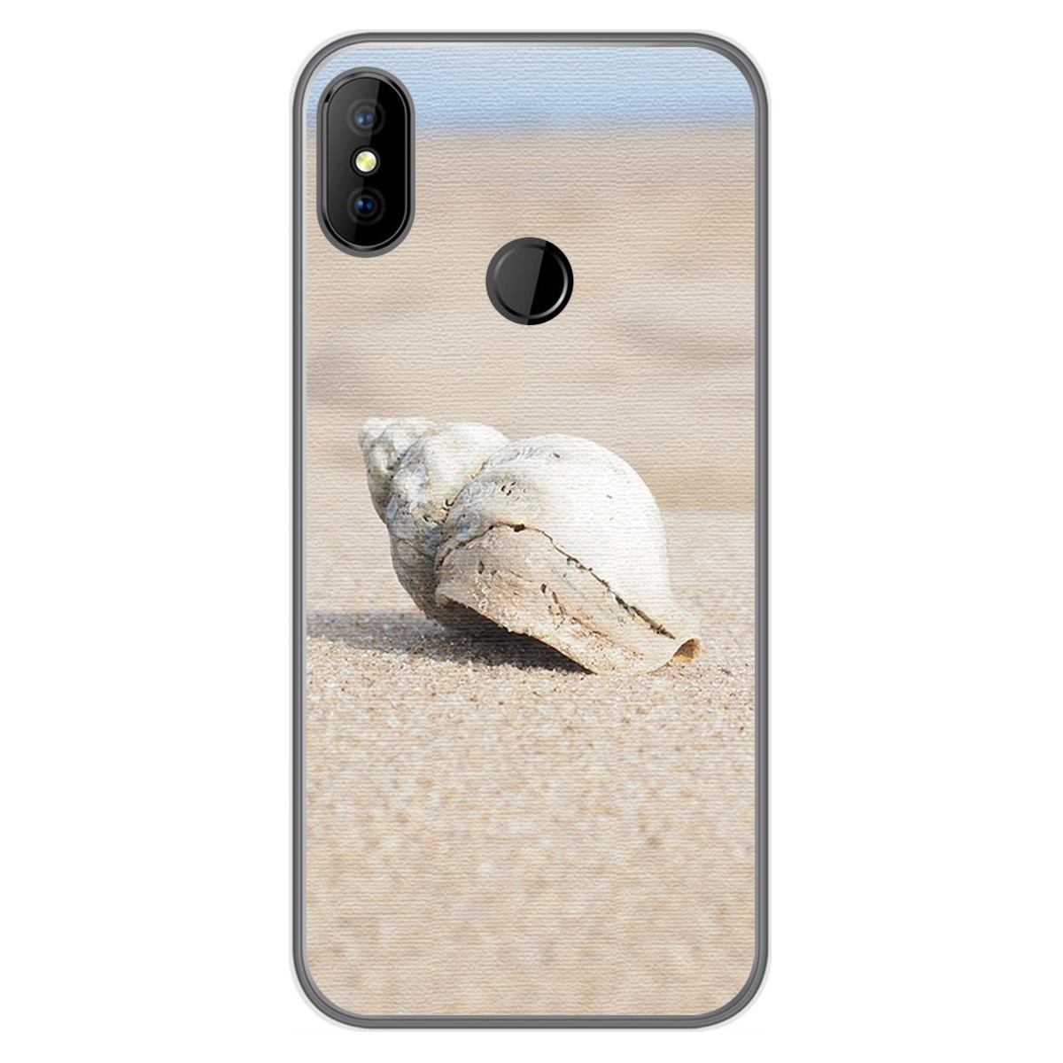 Funda Gel Tpu para DOOGEE X70 diseño Concha Dibujos