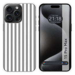 Funda Silicona para Iphone 15 (6.1) diseño Lines 06 Dibujos