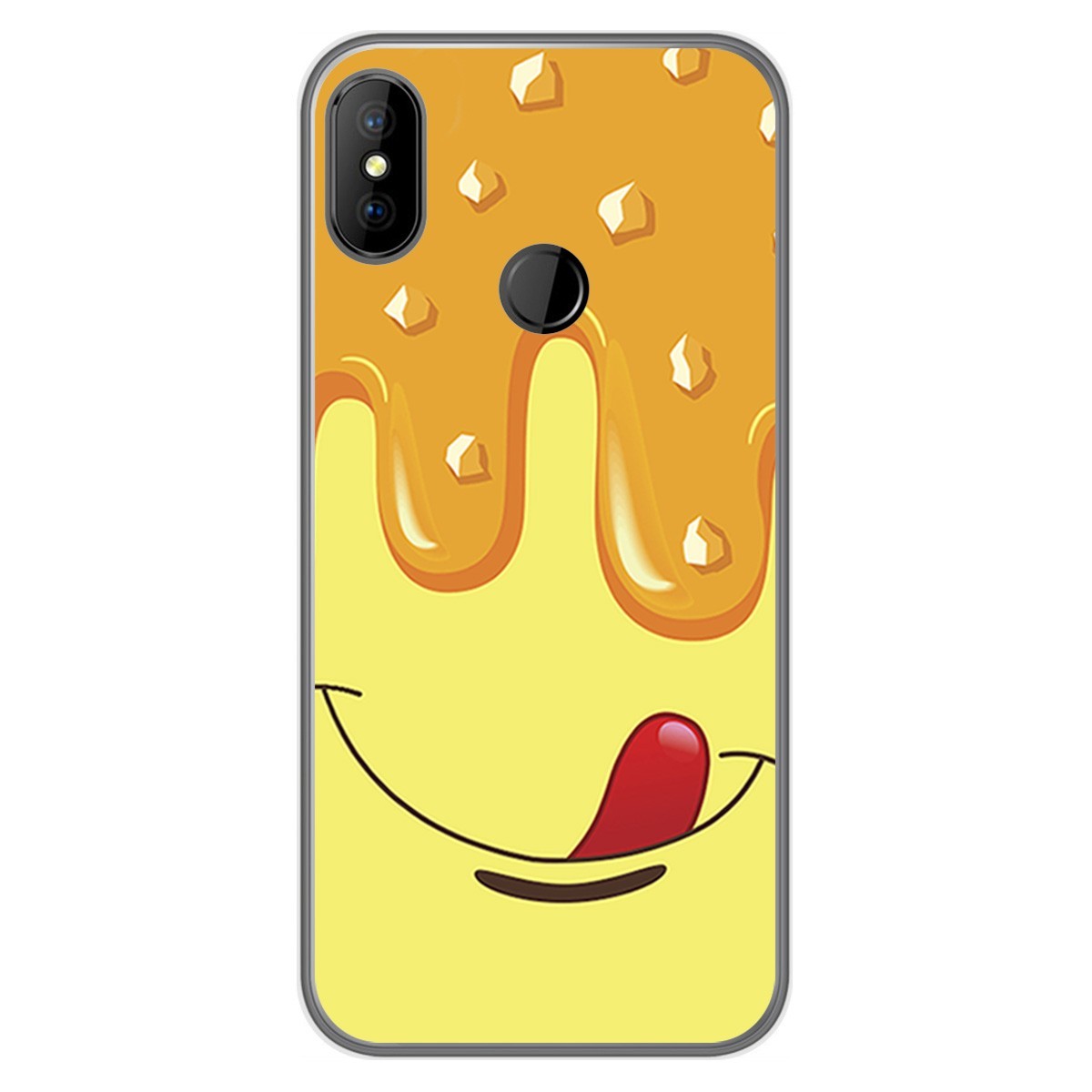 Funda Gel Tpu para DOOGEE X70 diseño Helado Vainilla Dibujos