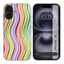 Funda Silicona para Iphone 16 (6.1) diseño Splash 06 Dibujos
