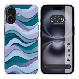 Funda Silicona para Iphone 16 (6.1) diseño Splash 10 Dibujos