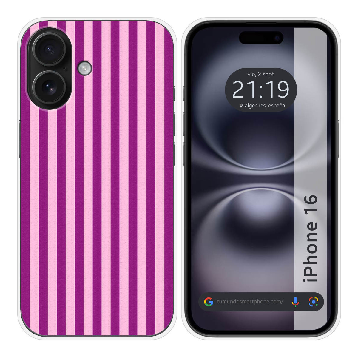 Funda Silicona para Iphone 16 (6.1) diseño...