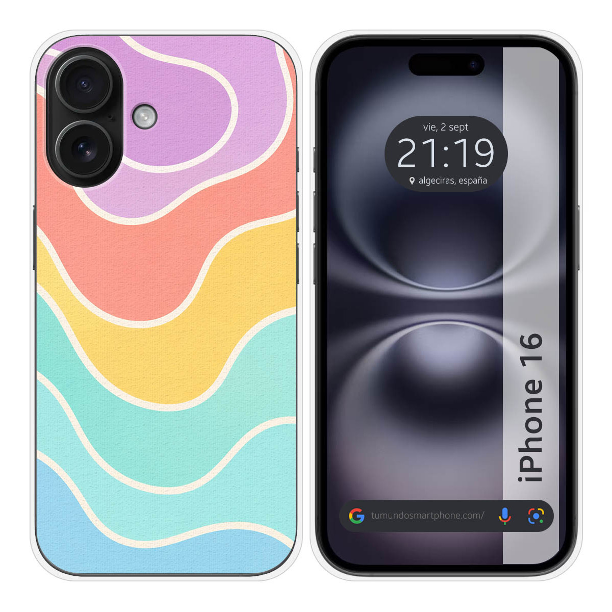 Funda Silicona para Iphone 16 Plus (6.7) diseño...