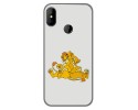 Funda Gel Tpu para DOOGEE X70 diseño Leones Dibujos