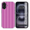 Funda Silicona para Iphone 16 Plus (6.7) diseño Lines 01 Dibujos