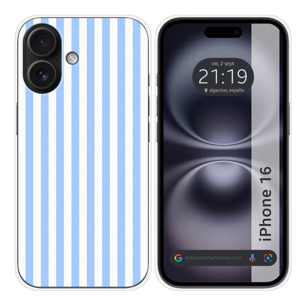 Funda Silicona para Iphone 16 Plus (6.7) diseño...