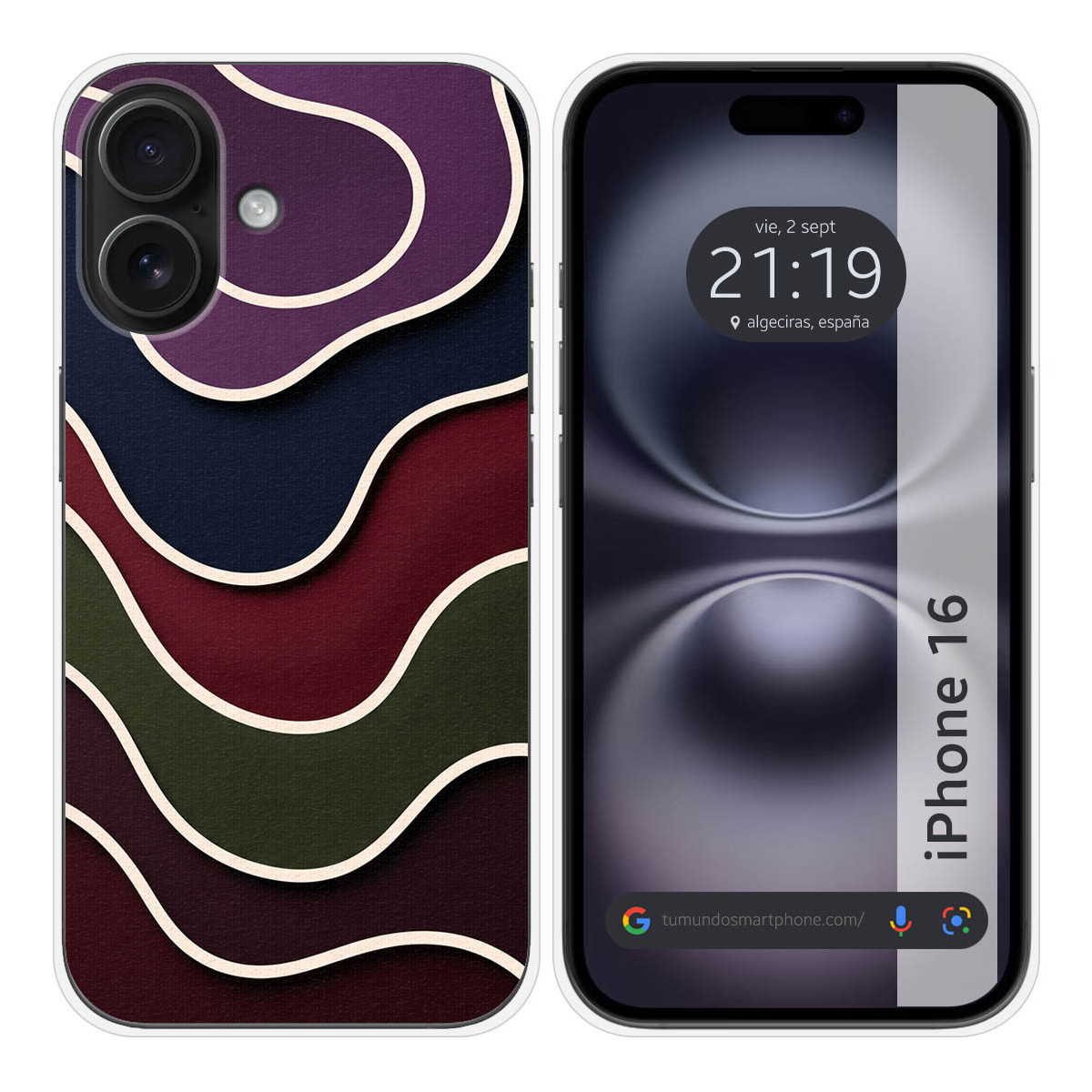 Funda Silicona para Iphone 16 Pro (6.3) diseño...