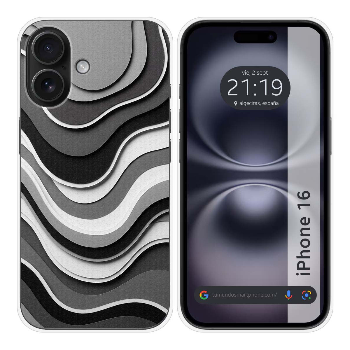 Funda Silicona para Iphone 16 Pro (6.3) diseño...