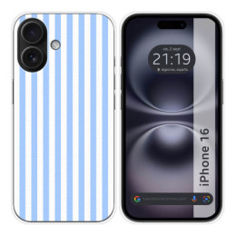Funda Silicona para Iphone 16 Pro (6.3) diseño Lines 04...