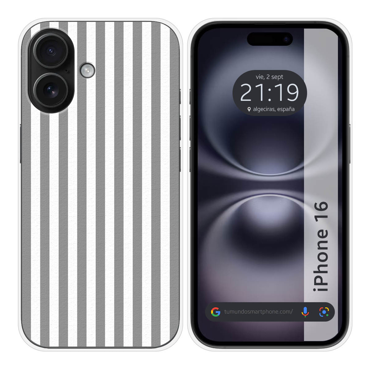 Funda Silicona para Iphone 16 Pro (6.3) diseño...