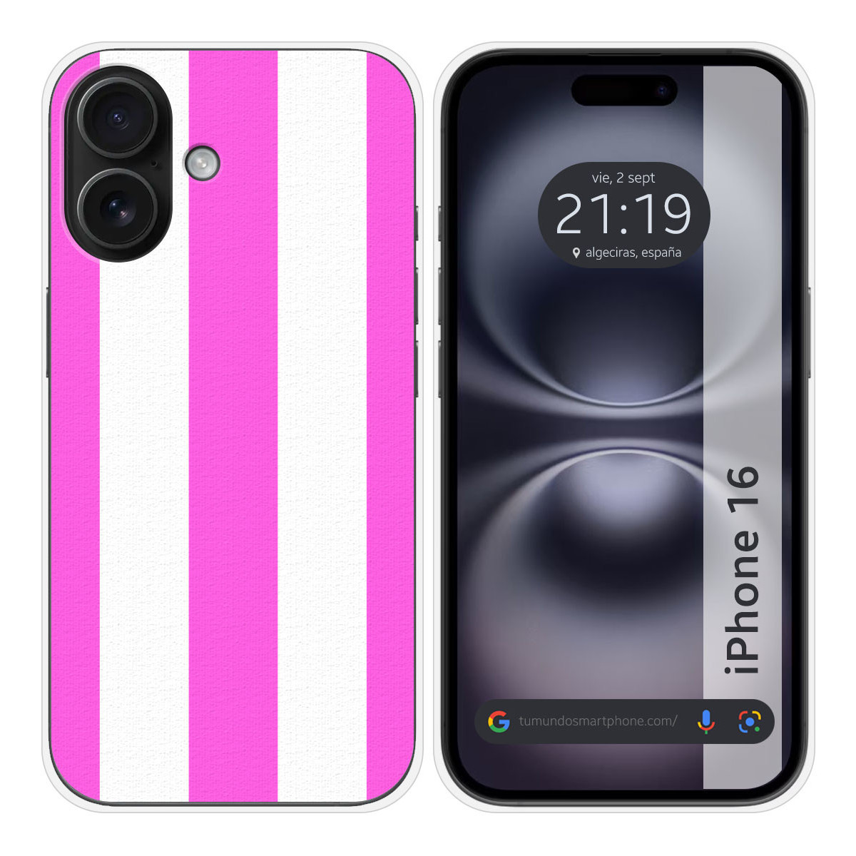 Funda Silicona para Iphone 16 Pro (6.3) diseño...