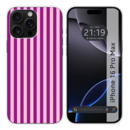 Funda Silicona para Iphone 16 Pro Max (6.9) diseño Lines...