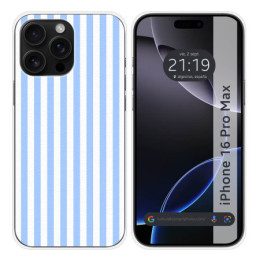 Funda Silicona para Iphone 16 Pro Max (6.9) diseño Lines...