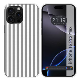 Funda Silicona para Iphone 16 Pro Max (6.9) diseño Lines...