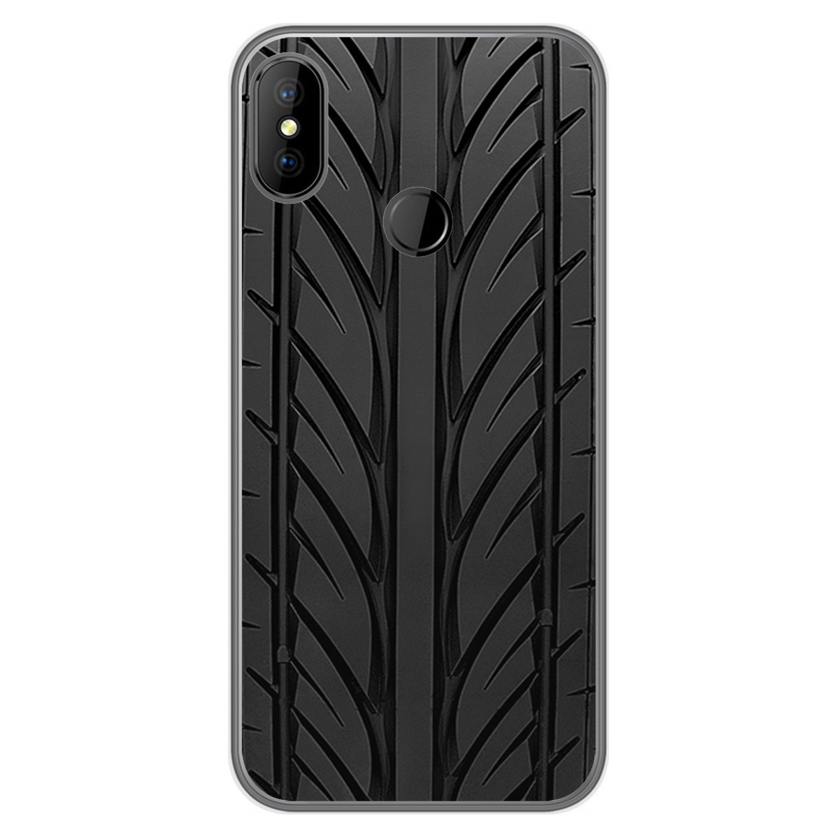 Funda Gel Tpu para DOOGEE X70 diseño Neumatico Dibujos