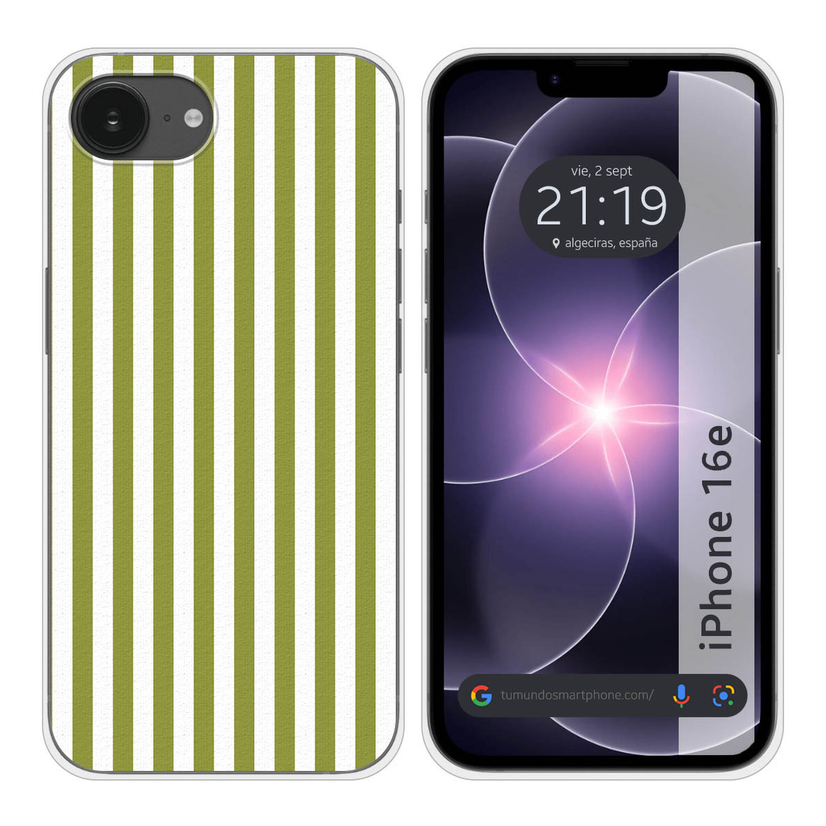 Funda Silicona para IPhone 16e (6.1) diseño...