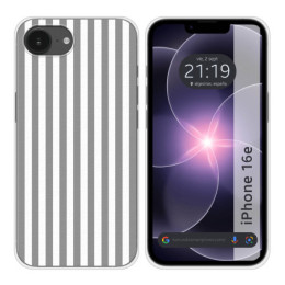 Funda Silicona para IPhone 16e (6.1) diseño Lines 06 Dibujos