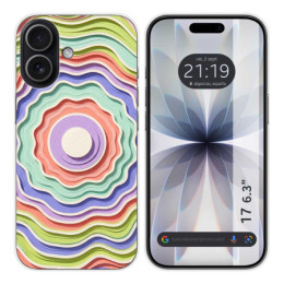 Funda Silicona para Iphone 17 (6.3) diseño Splash 08 Dibujos