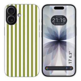 Funda Silicona para Iphone 17 (6.3) diseño Lines 02 Dibujos