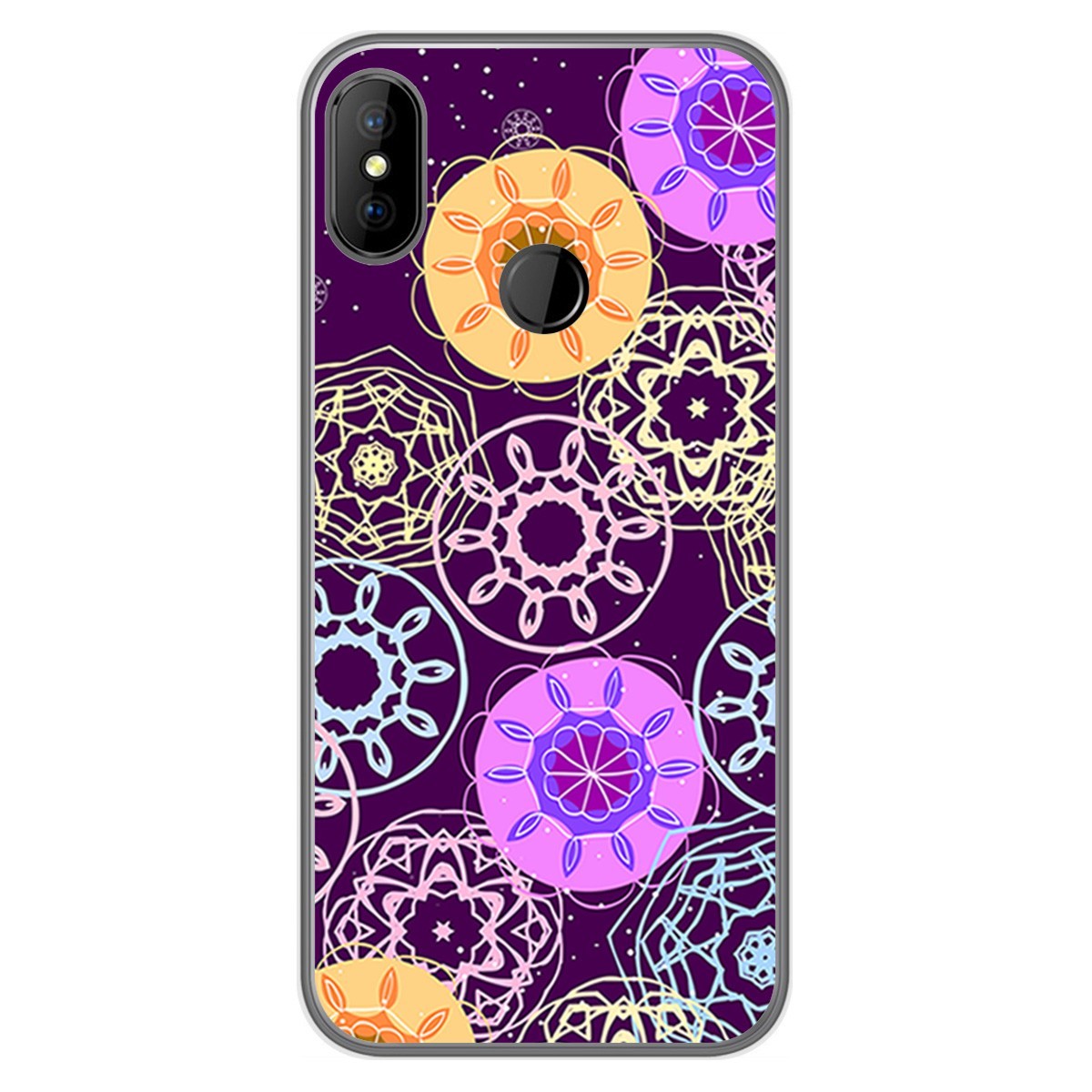 Funda Gel Tpu para DOOGEE X70 diseño Radial Dibujos