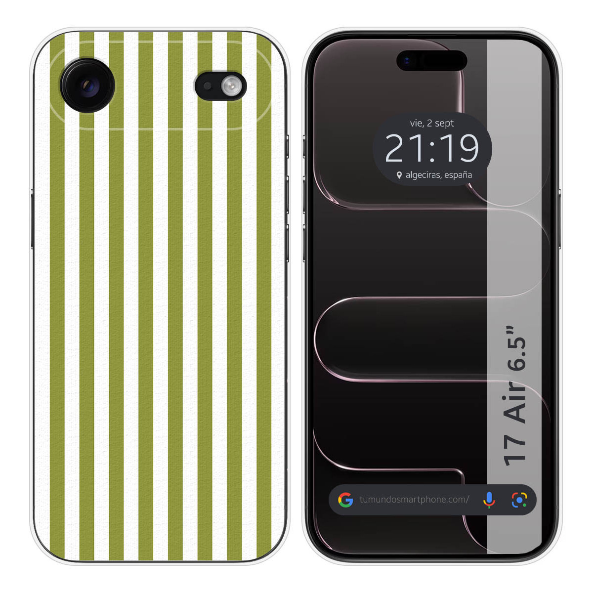 Funda Silicona para Iphone 17 Air (6.5) diseño...