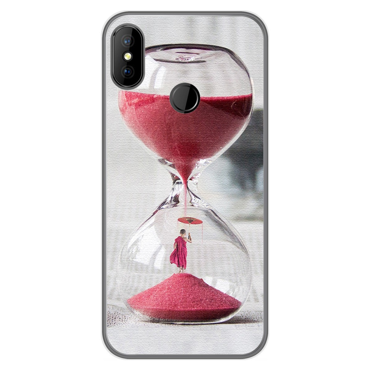 Funda Gel Tpu para DOOGEE X70 diseño Reloj Dibujos