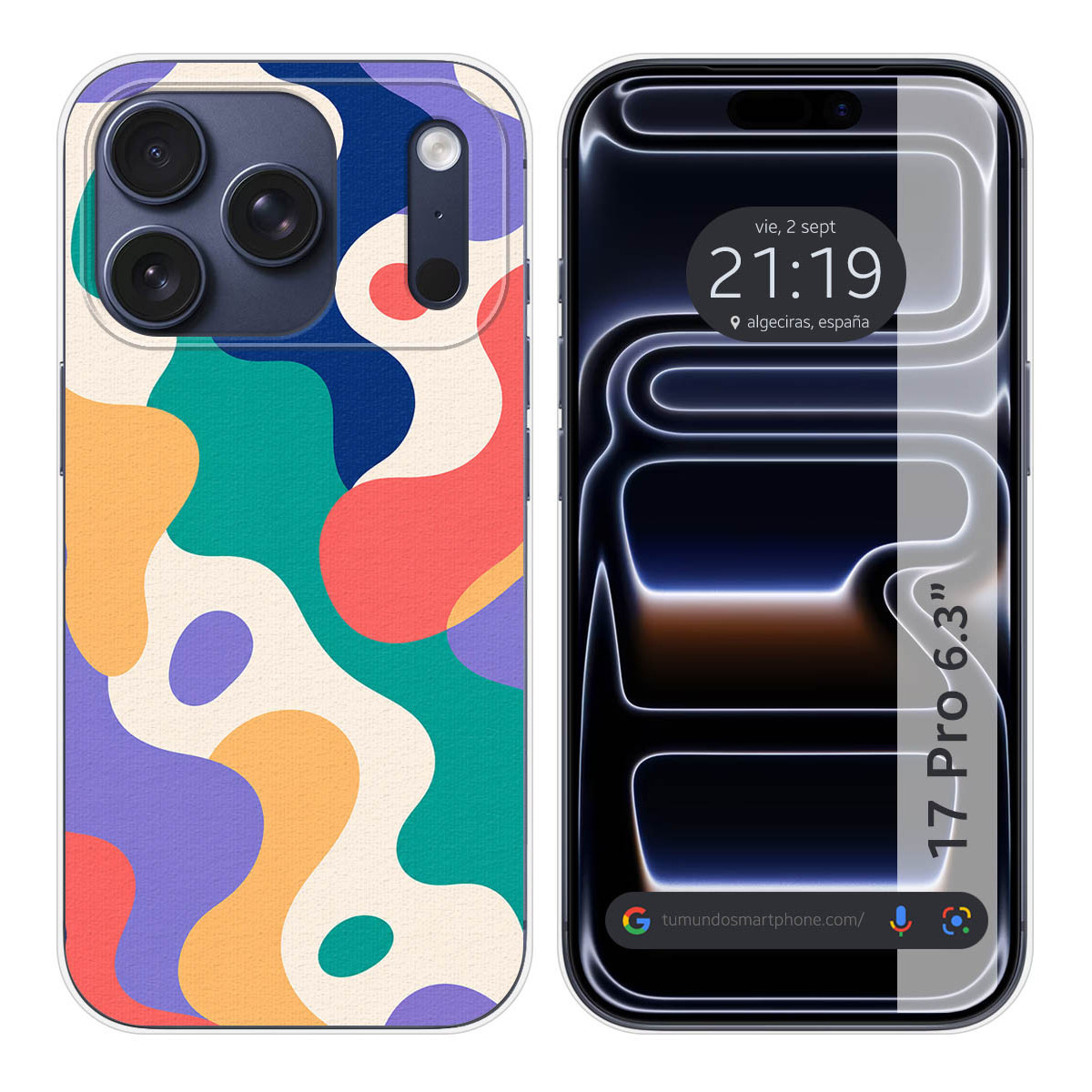 Funda Silicona para Iphone 17 Pro (6.3) diseño...