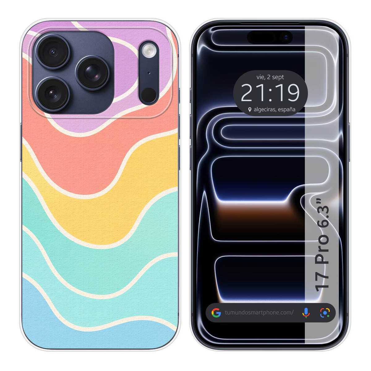 Funda Silicona para Iphone 17 Pro (6.3) diseño...